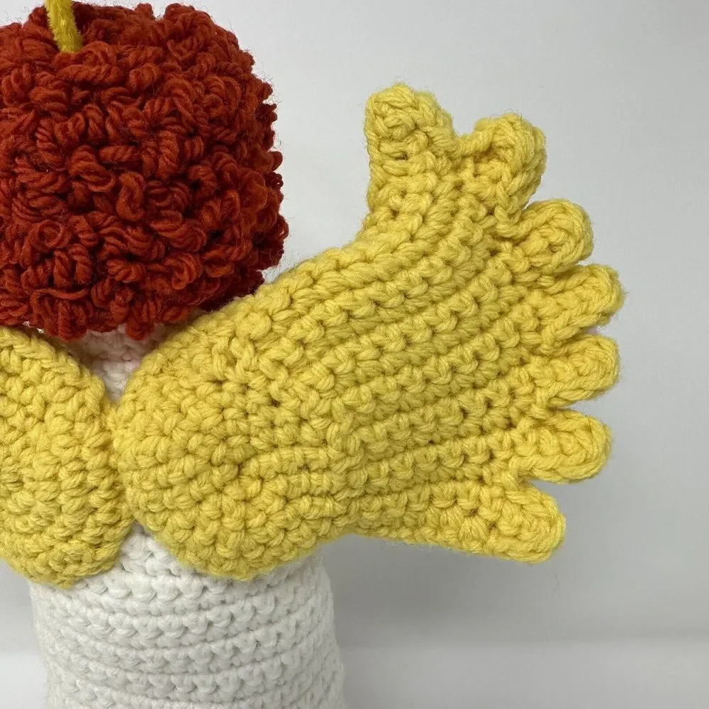 Vintage Handmade Crochet Angel Plush‎ Stuffed 14